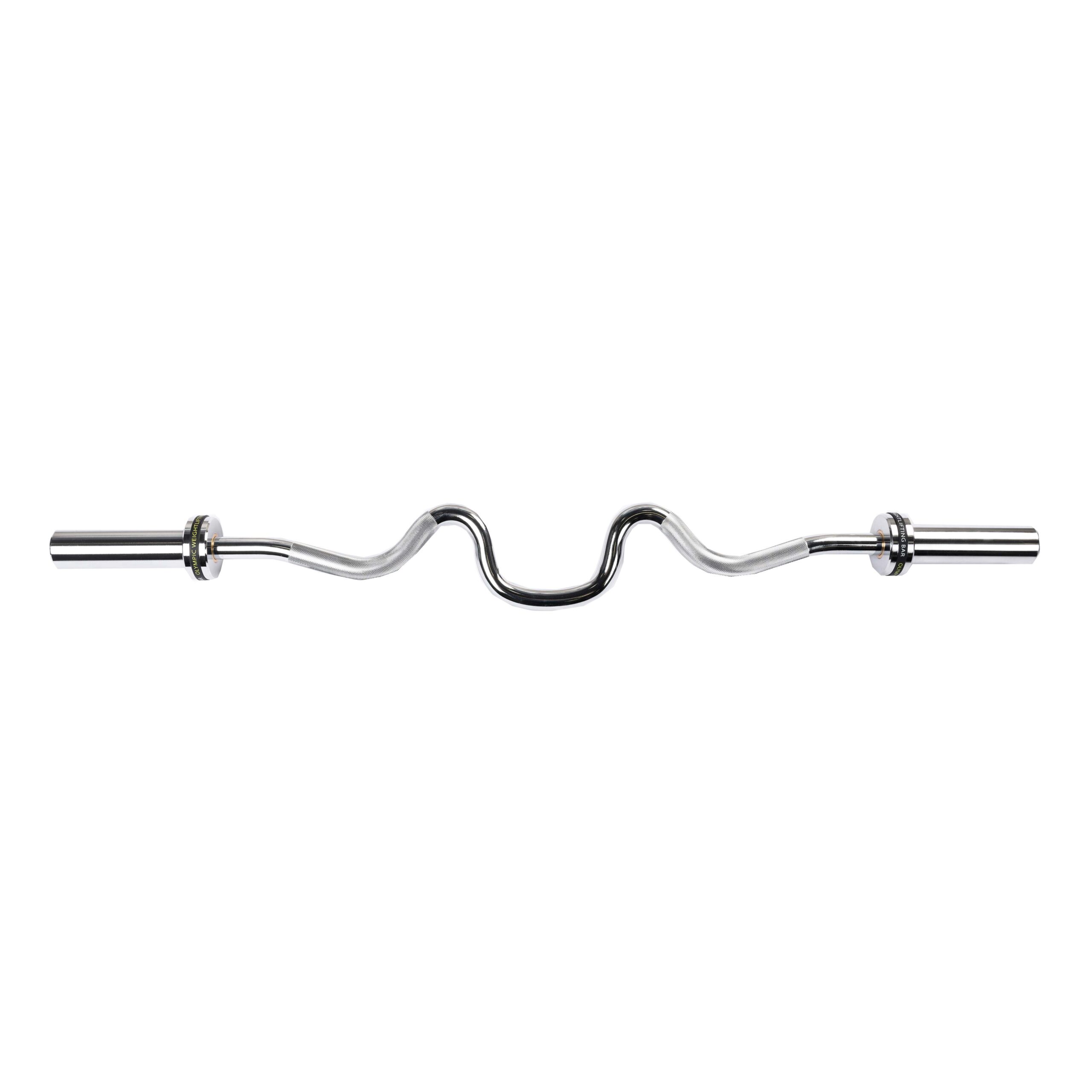 Гриф для штанги EZ-образный (до 150 кг, замки-пружины) D50 мм PROFI-FIT