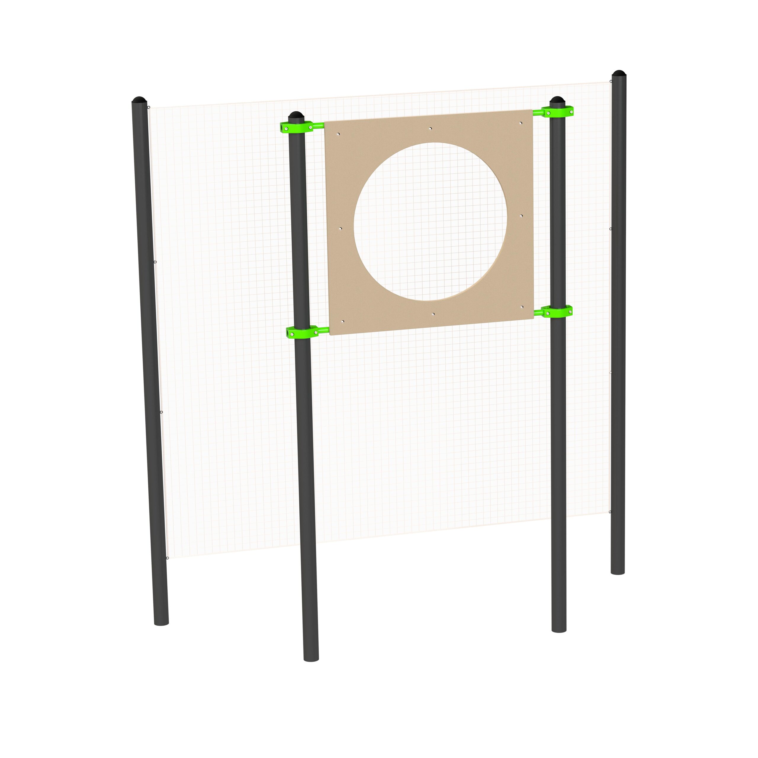 W354 GTO Мишень на стойках круглая (для метания теннисного мяча в цель) D90 см ZAVODSPORTA