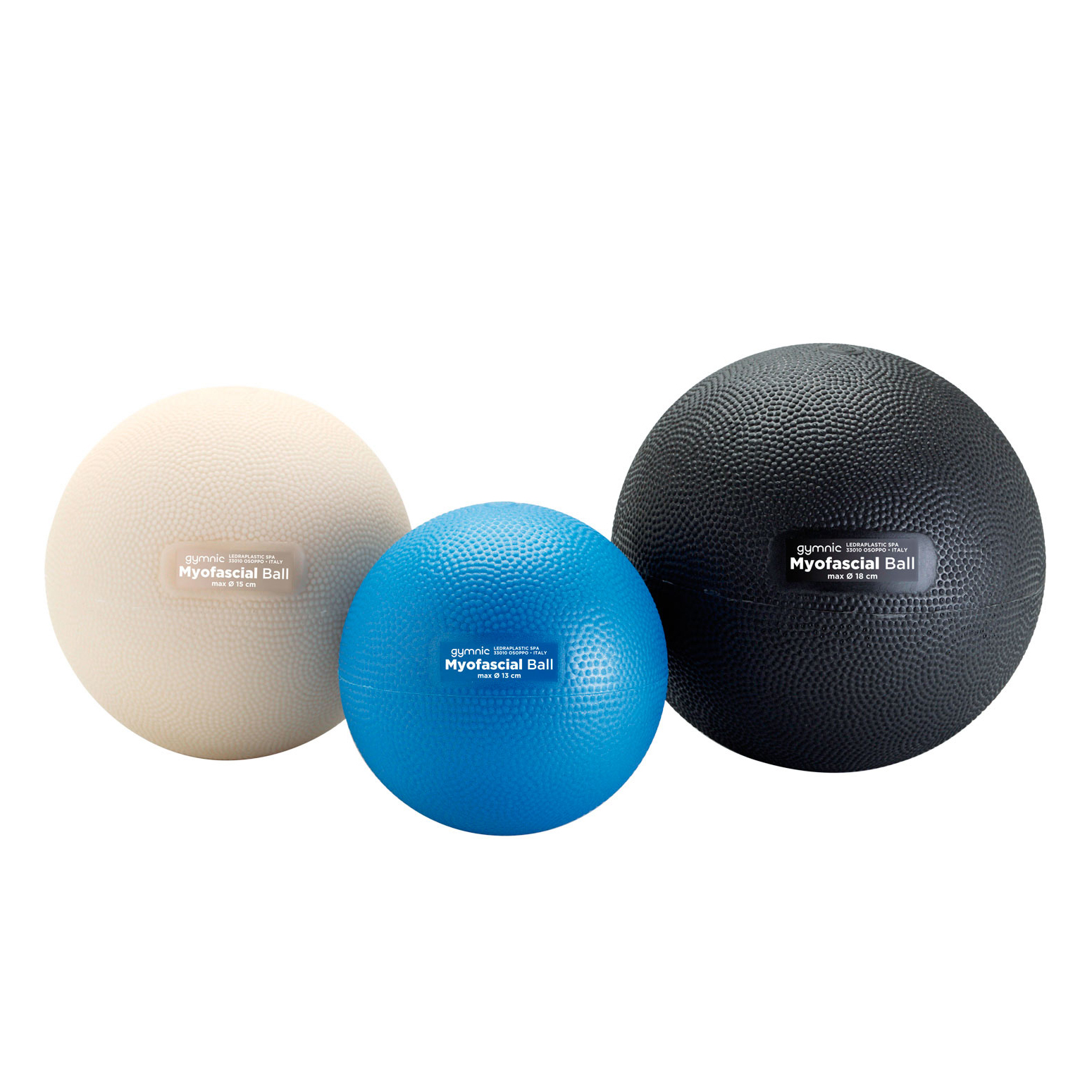 Миофасциальный мяч GYMNIC Myofascial Ball диаметр 15 см, белый