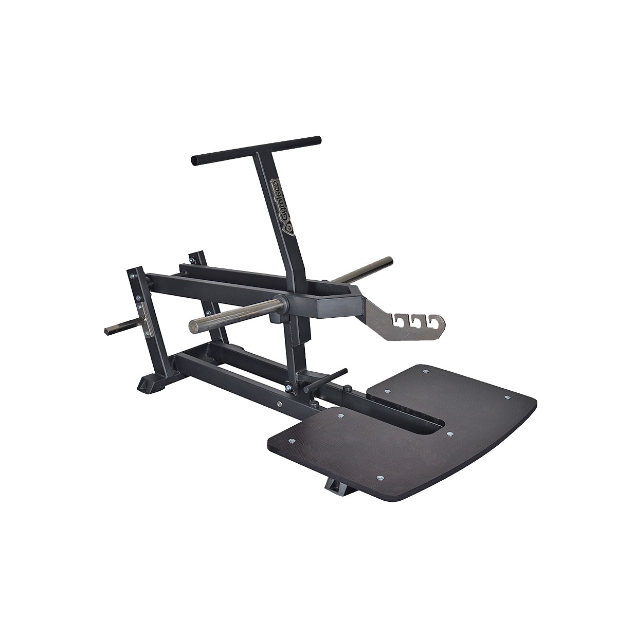 Приседания с поясом на свободных весах Gymleco 082