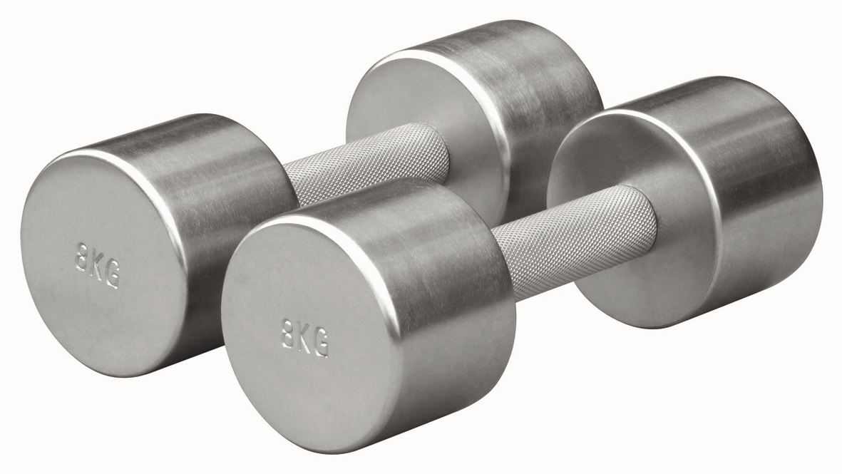 Хромированные гантели FOREMAN HCD 9 кг, хромированный