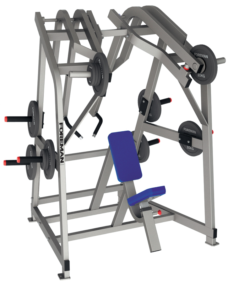 Гребная тяга с упором на грудь FOREMAN FG-602 белый/графит