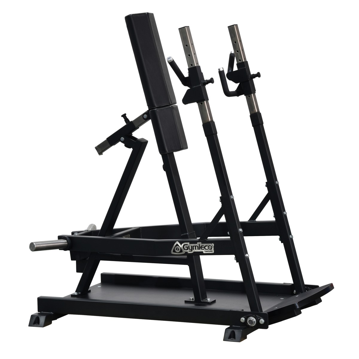 Грудной жим стоя на свободных весах Gymleco 028