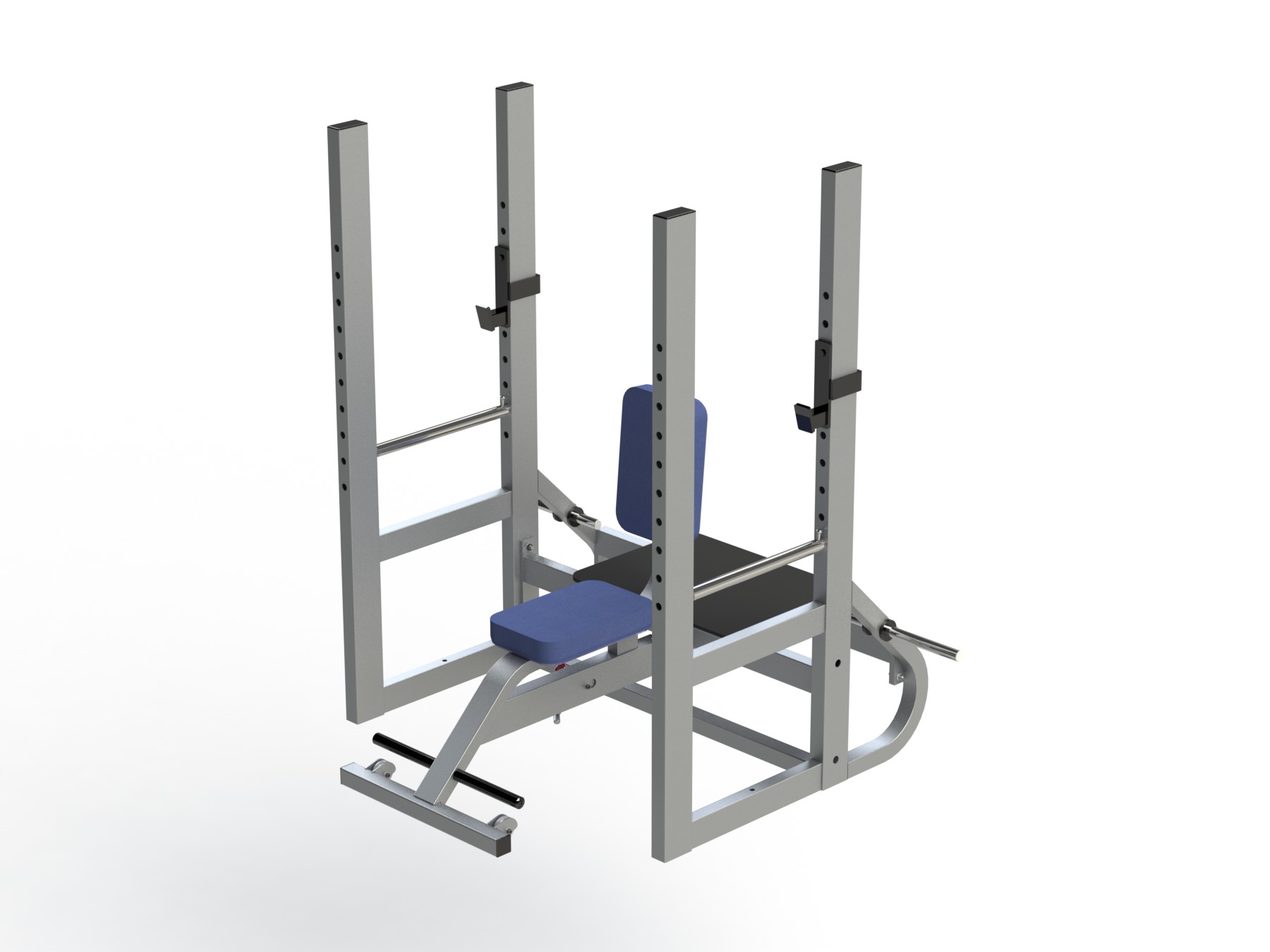 Армейский жим FOREMAN FW 413 красный/черный