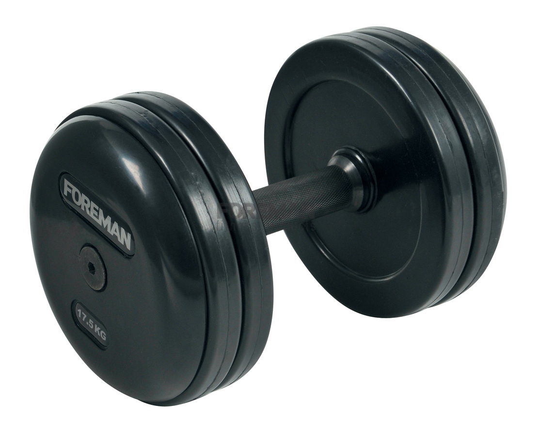 Фиксированные гантели в сборе FOREMAN FP/RUB-EPR 2,5 кг, черный