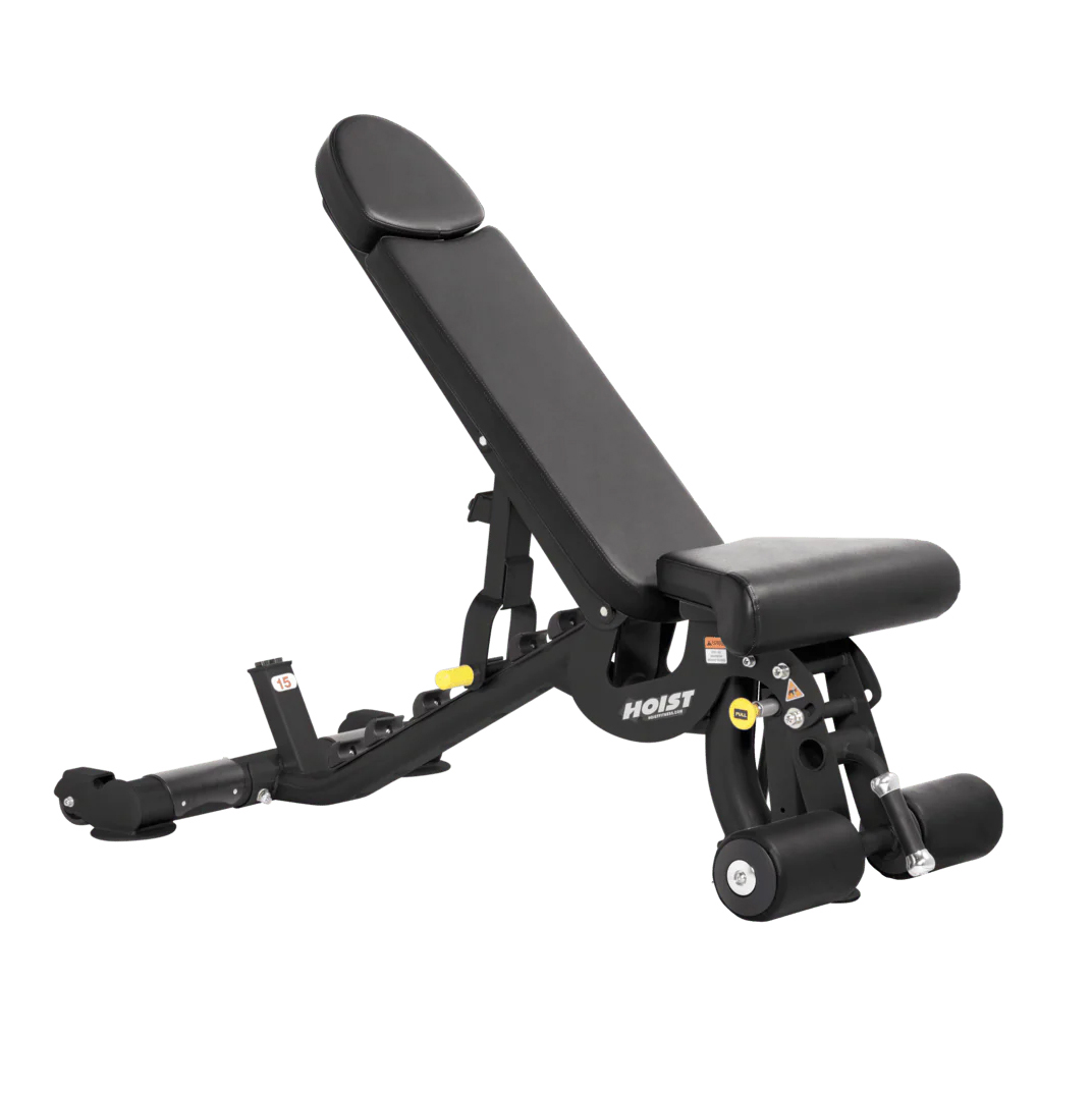 Регулируемая универсальная скамья HOIST CF-3165 матовый черный/черный