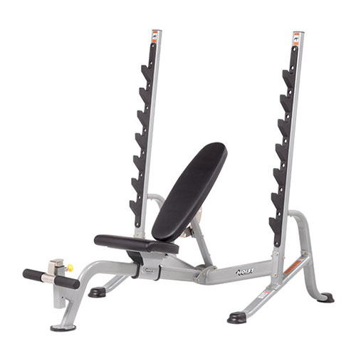 Регулируемая олимпийская скамья HOIST HF-5170 серебряный/черный